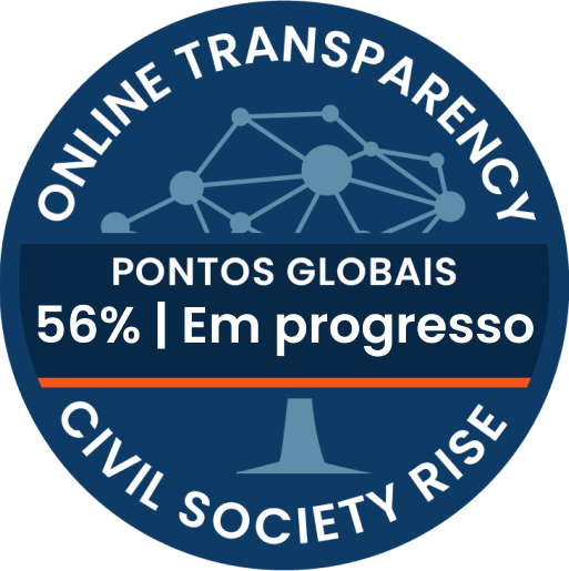 Sistema de Pontos, com selos certificados de transparência doméstica e global.